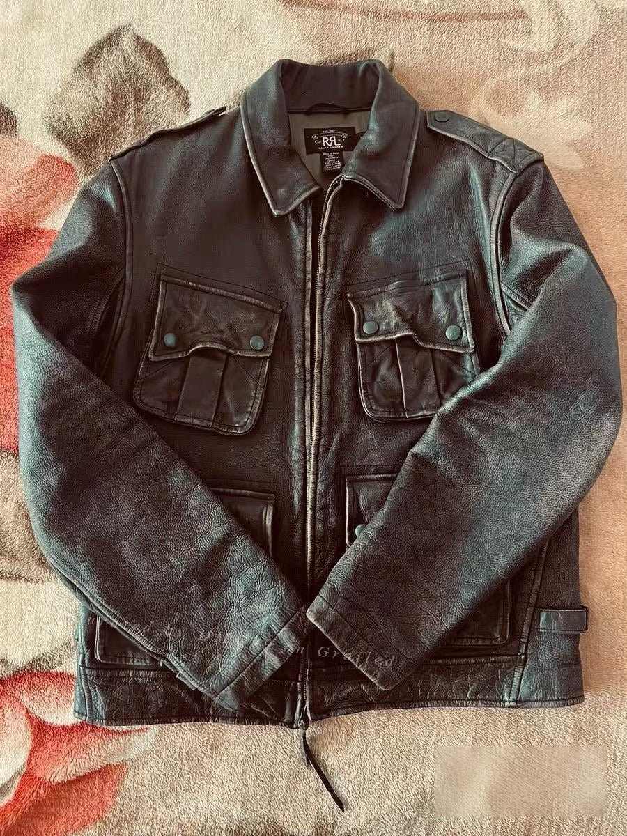 RRL M43 Classic Leather Jacket