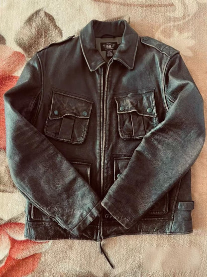 RRL M43 Classic Leather Jacket