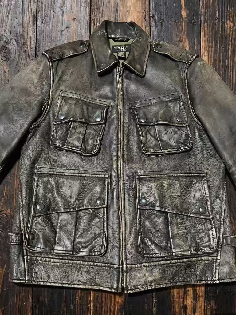 RRL M43 Classic Leather Jacket