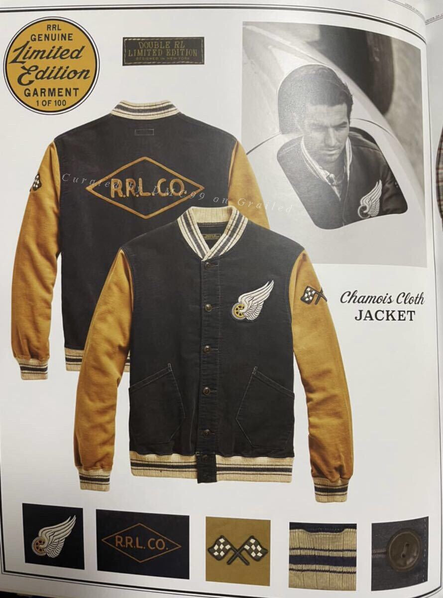 RRL Limited Moleskin Baseball Jacket