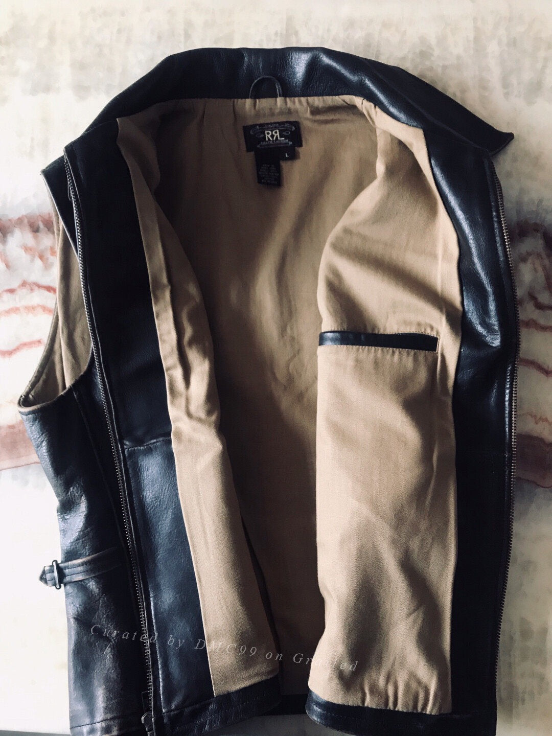 RRL First Gen Leather Vest