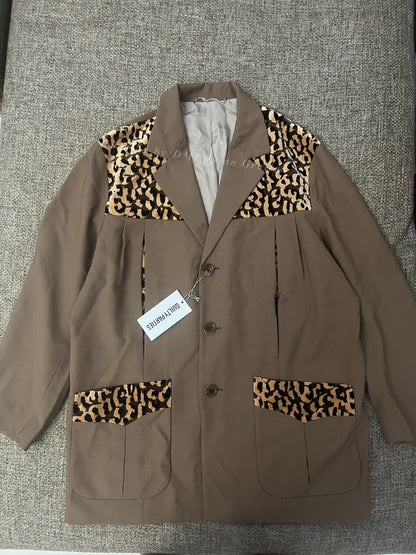 Wacko Maria Leopard Wool Blazer 22SS