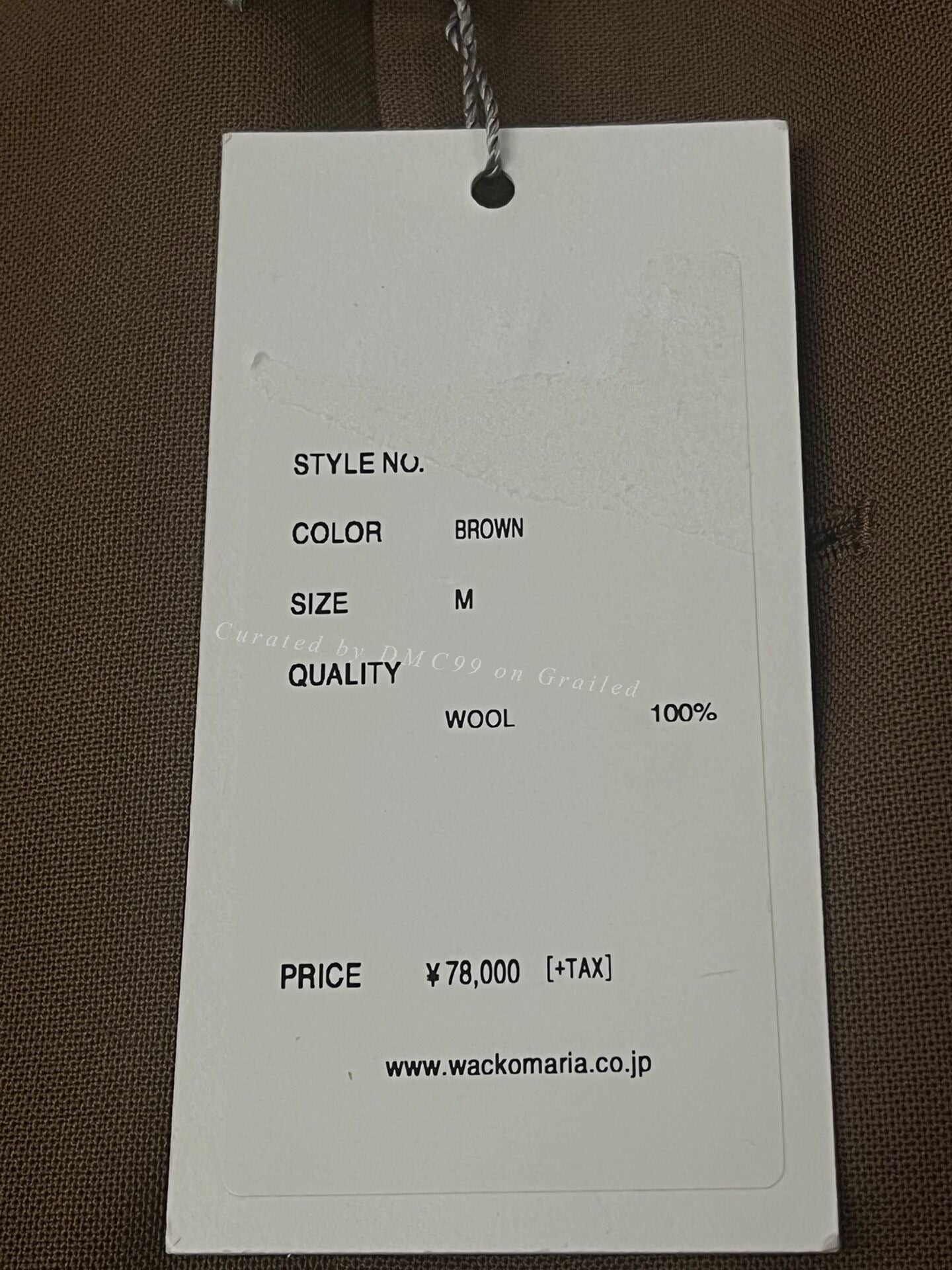 Wacko Maria Leopard Wool Blazer 22SS