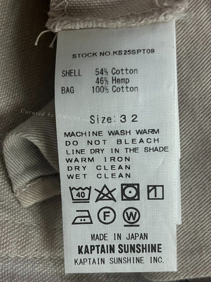 KAPTAIN SUNSHINE 5pkt Pants 25SS