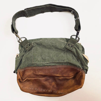 Ralph Lauren Vintage Canvas Leather Tote