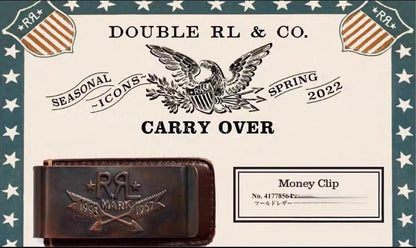 RRL Double RL Engraved Wallet