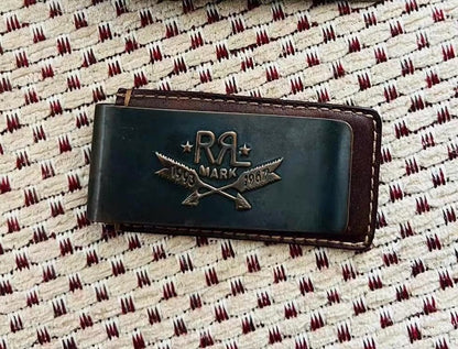 RRL Double RL Engraved Wallet