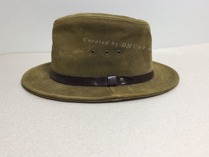 RRL Brown Leather Cap
