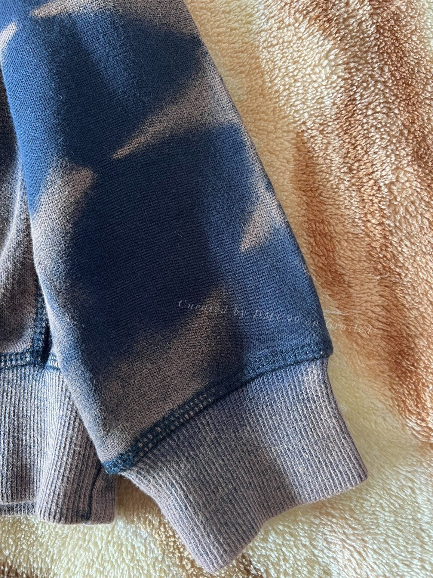 RRL Blue Tie-Dye Sweatshirt