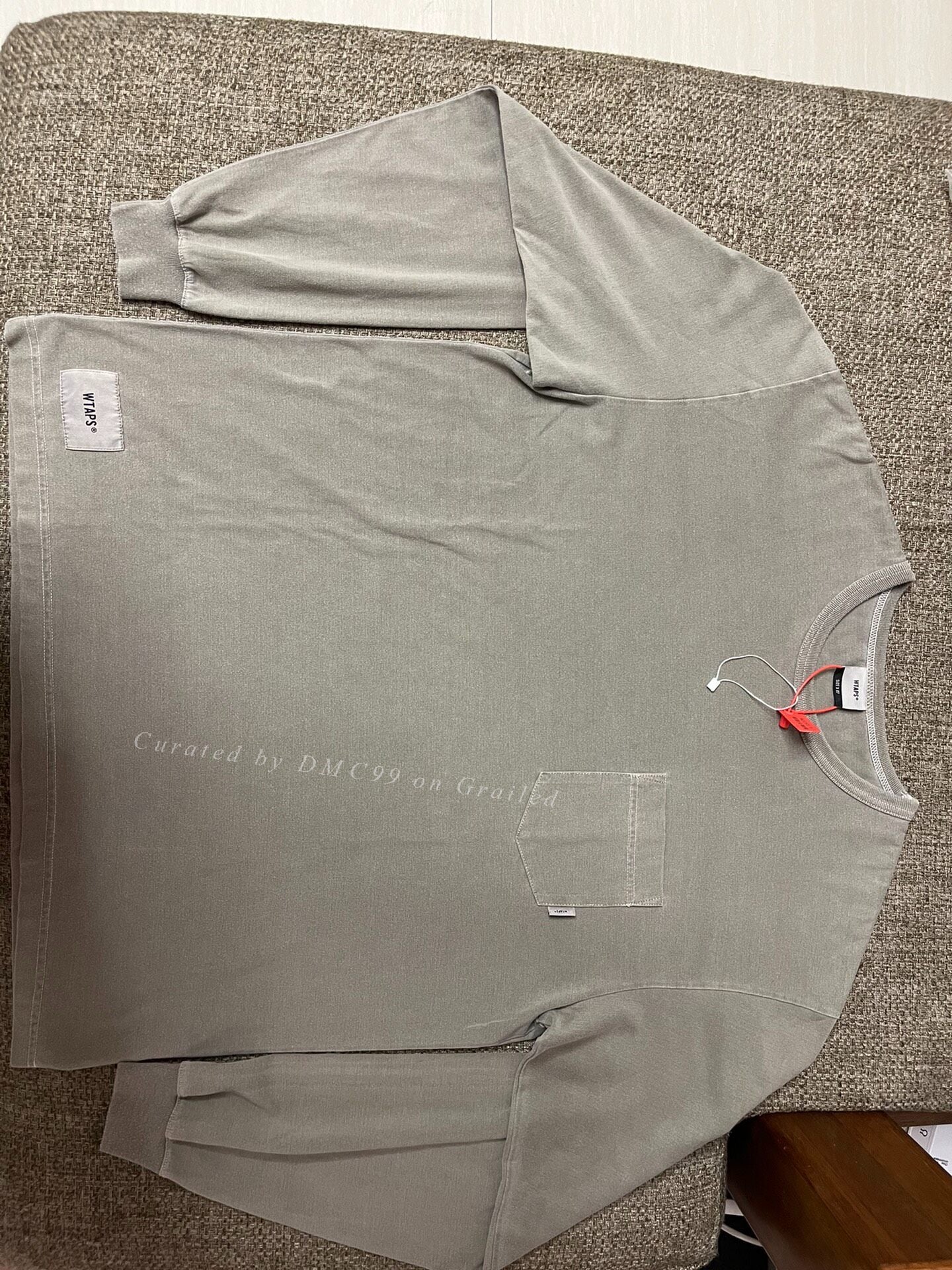 WTAPS 19AW Blank Washed Longsleeve