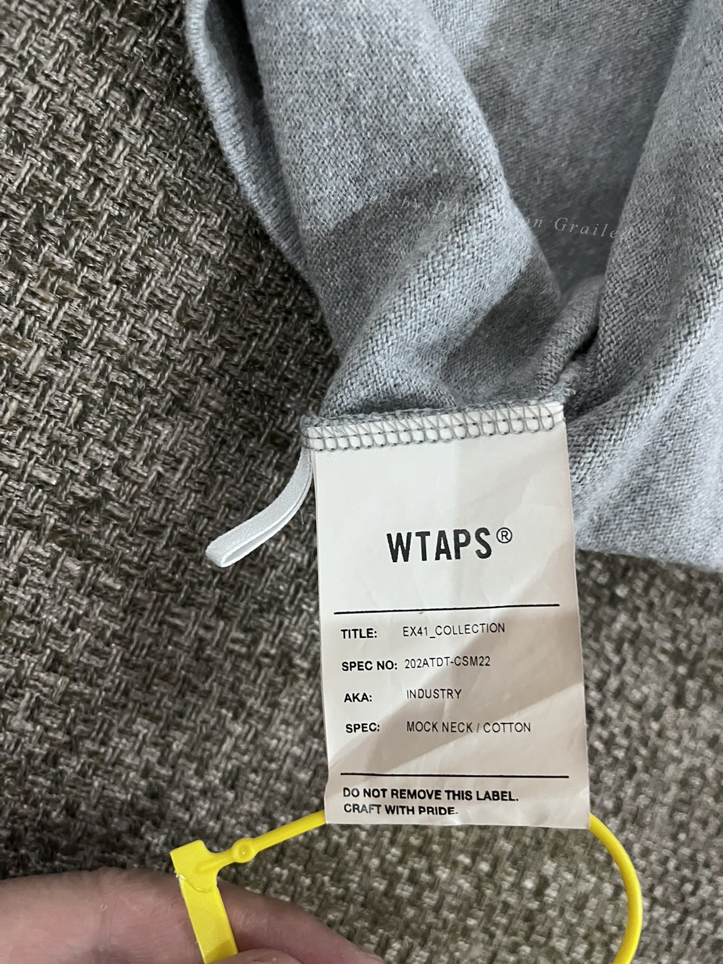 WTAPS 20AW Ruffled Mock Neck Longsleeve Tee