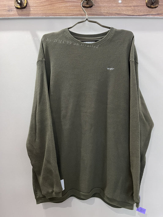 WTAPS 21ss Waffle Long Sleeve Sweatshirt