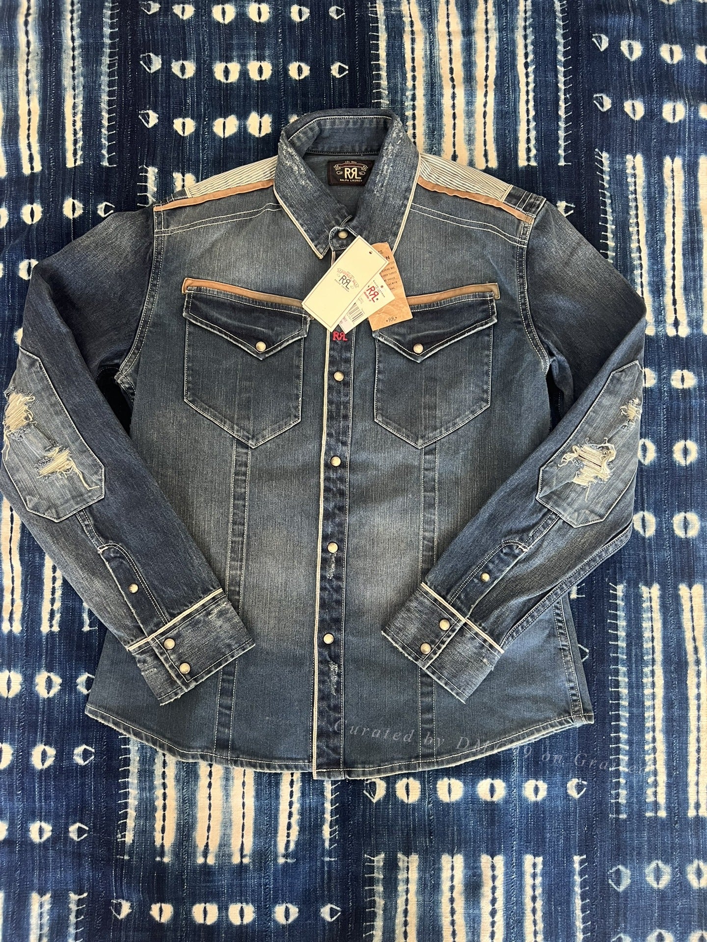 RRL Classic Western Denim Shirt