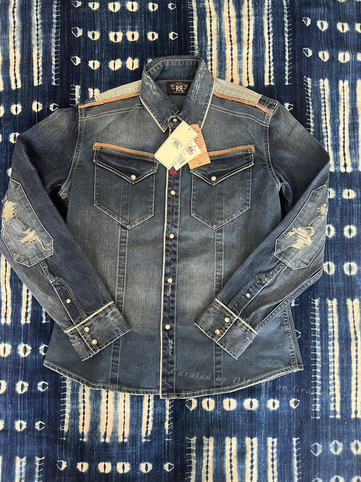 RRL Classic Western Denim Shirt