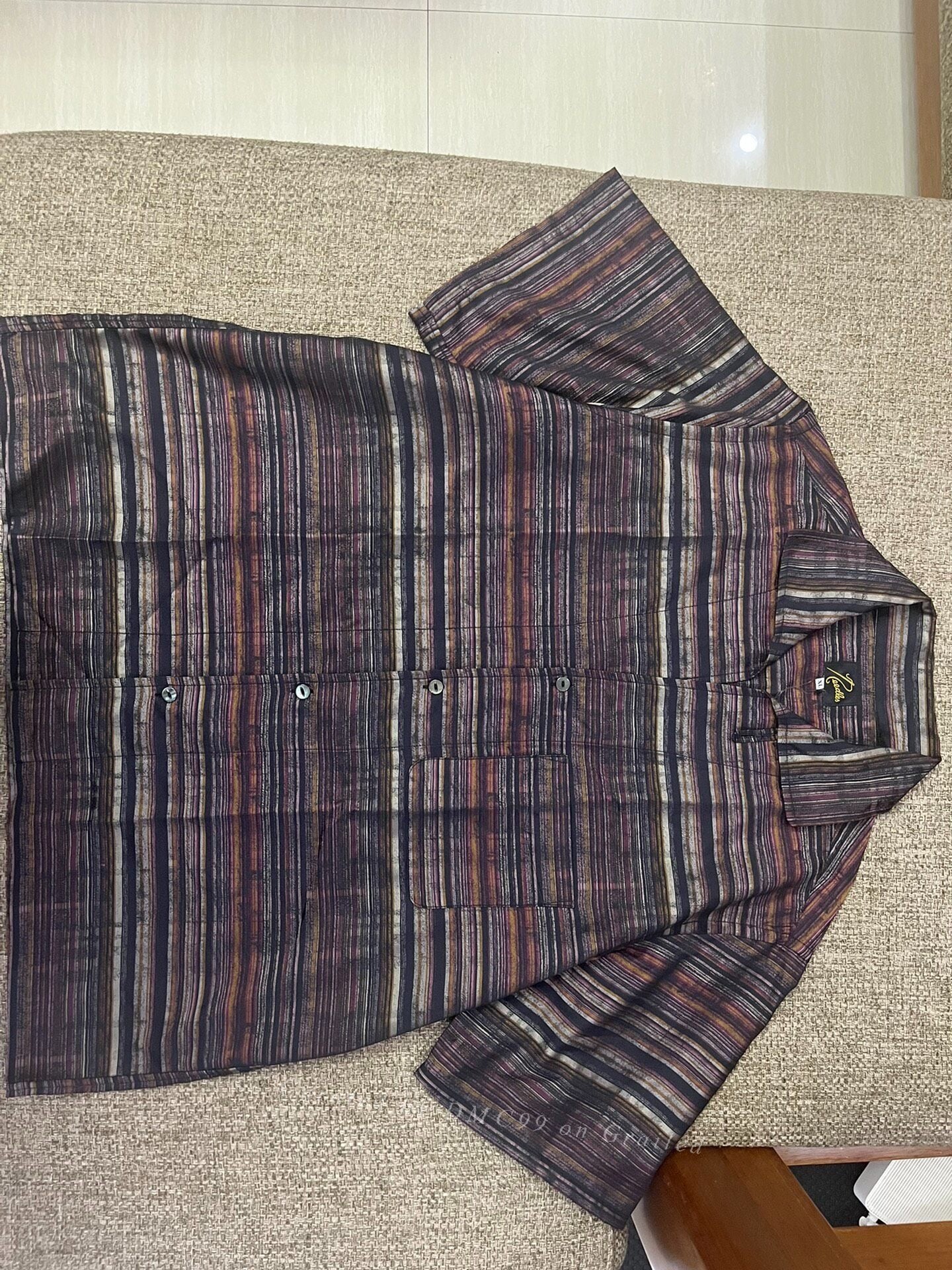 Needles 24SS Ethnic Retro Stripe Shirt