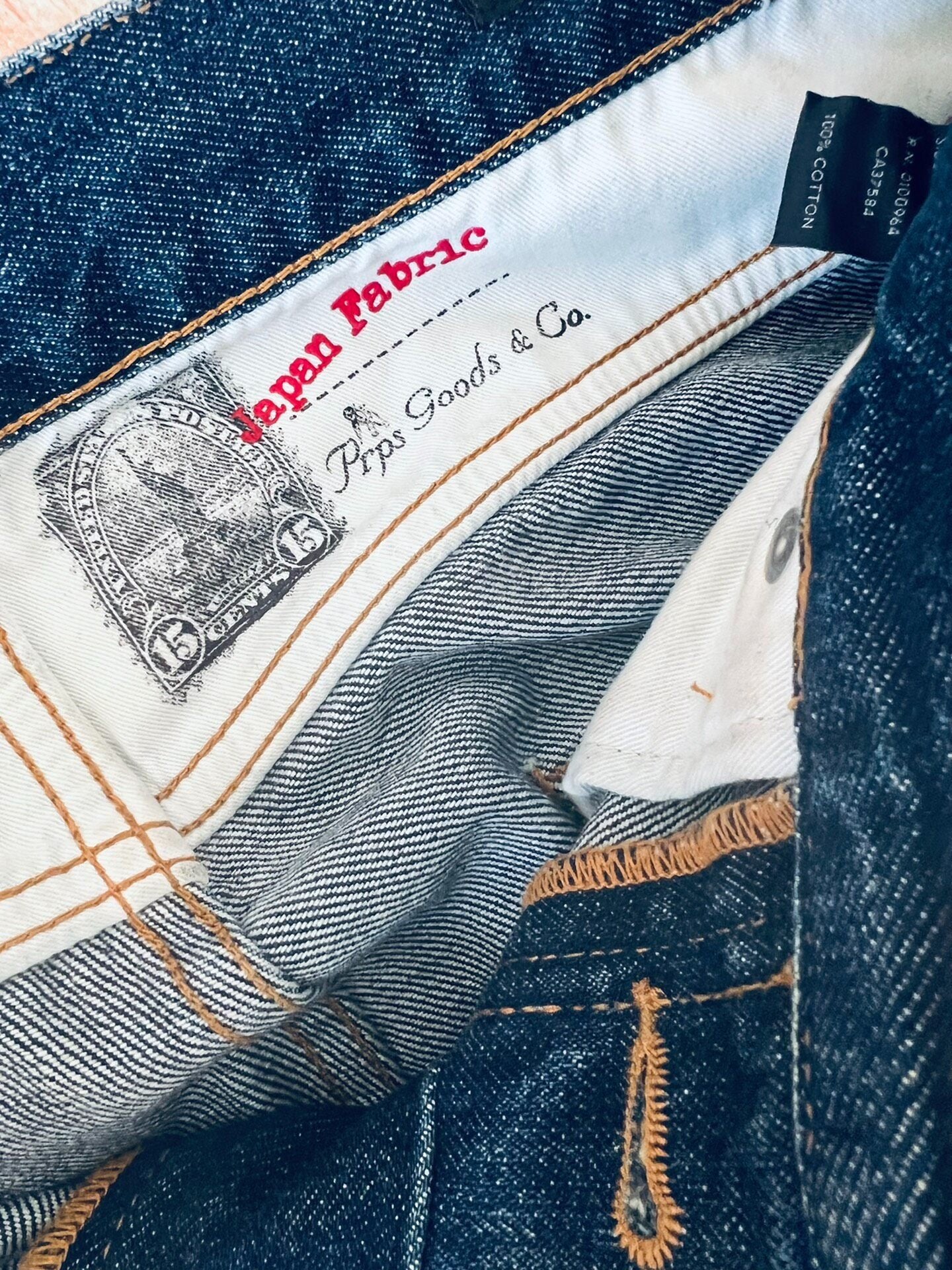 PRPS Blue W34 Straight Jeans