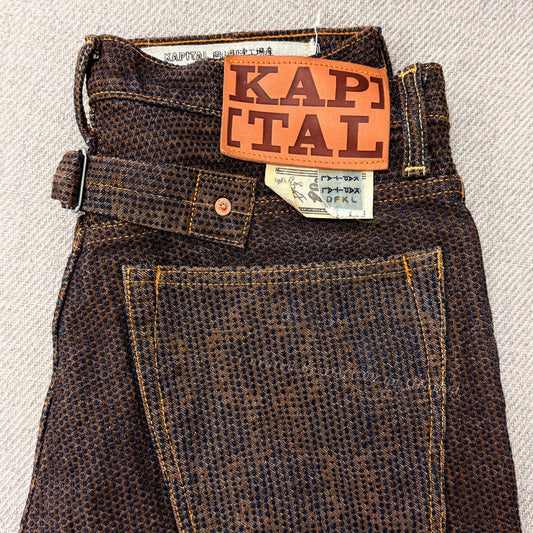 Kapital Persimmon Dyed Slim Fit Jeans