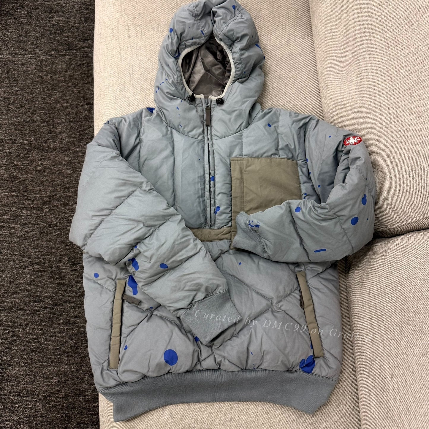 2015AW CAV EMPT Slate Grey Pullover Puffer