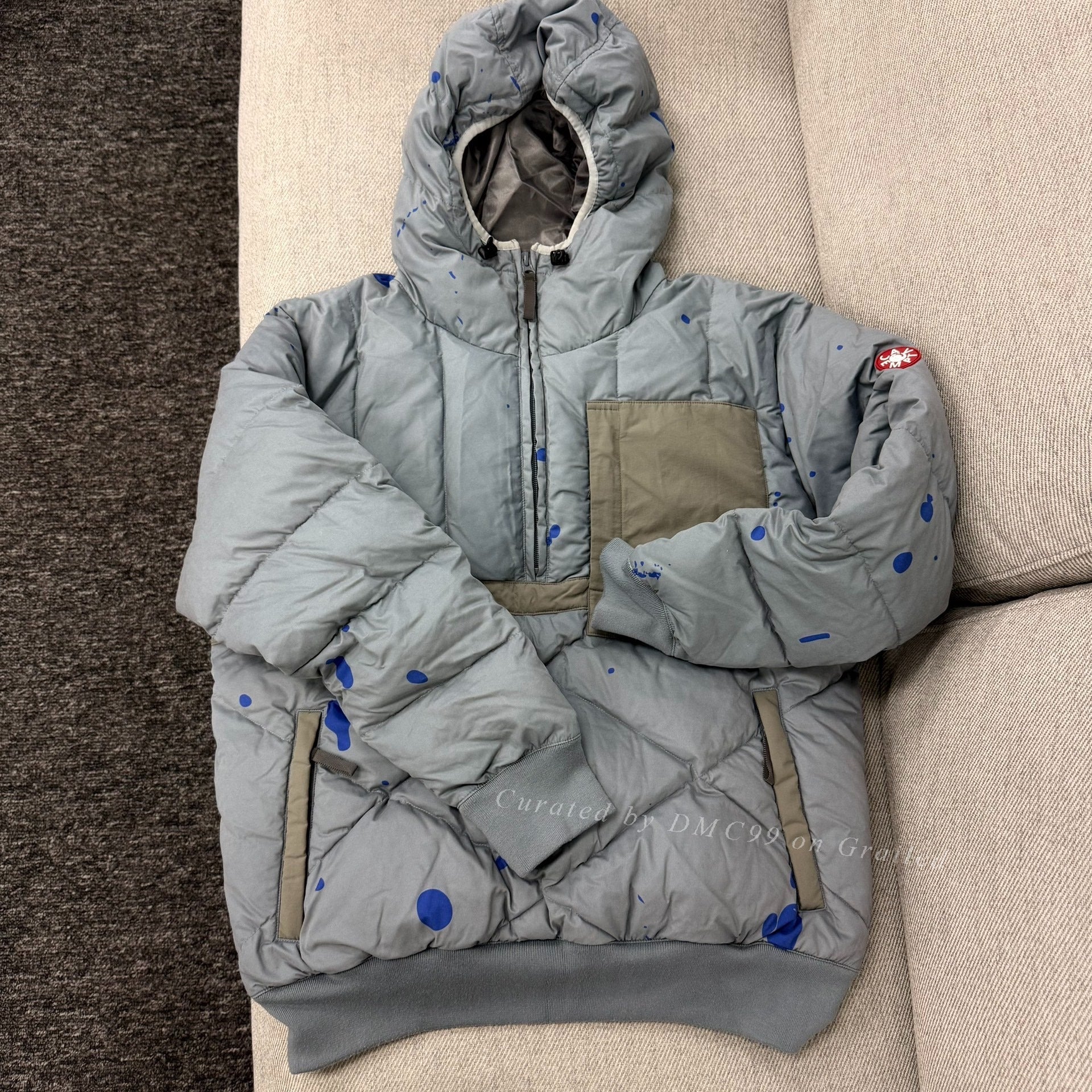 2015AW CAV EMPT Slate Grey Pullover Puffer