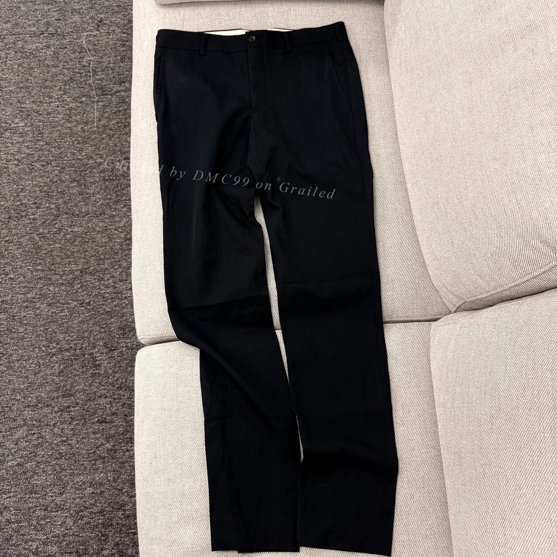 CDG Homme Plus Vintage Black Wool Trousers