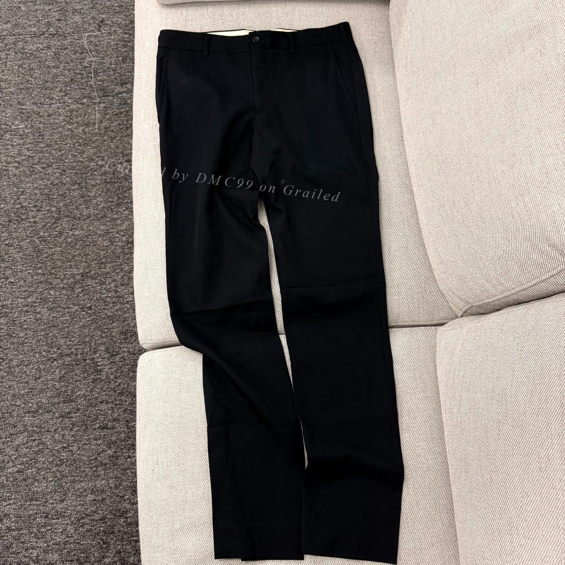 CDG Homme Plus Vintage Black Wool Trousers