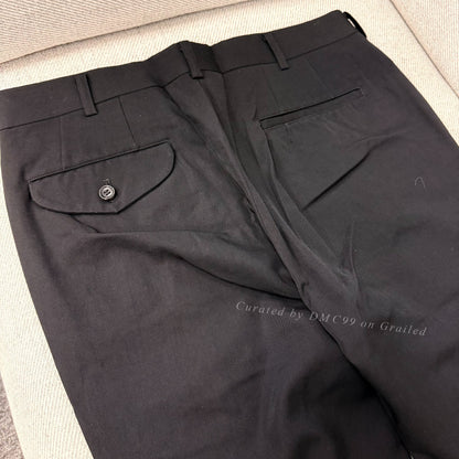CDG Homme Plus Vintage Black Wool Trousers