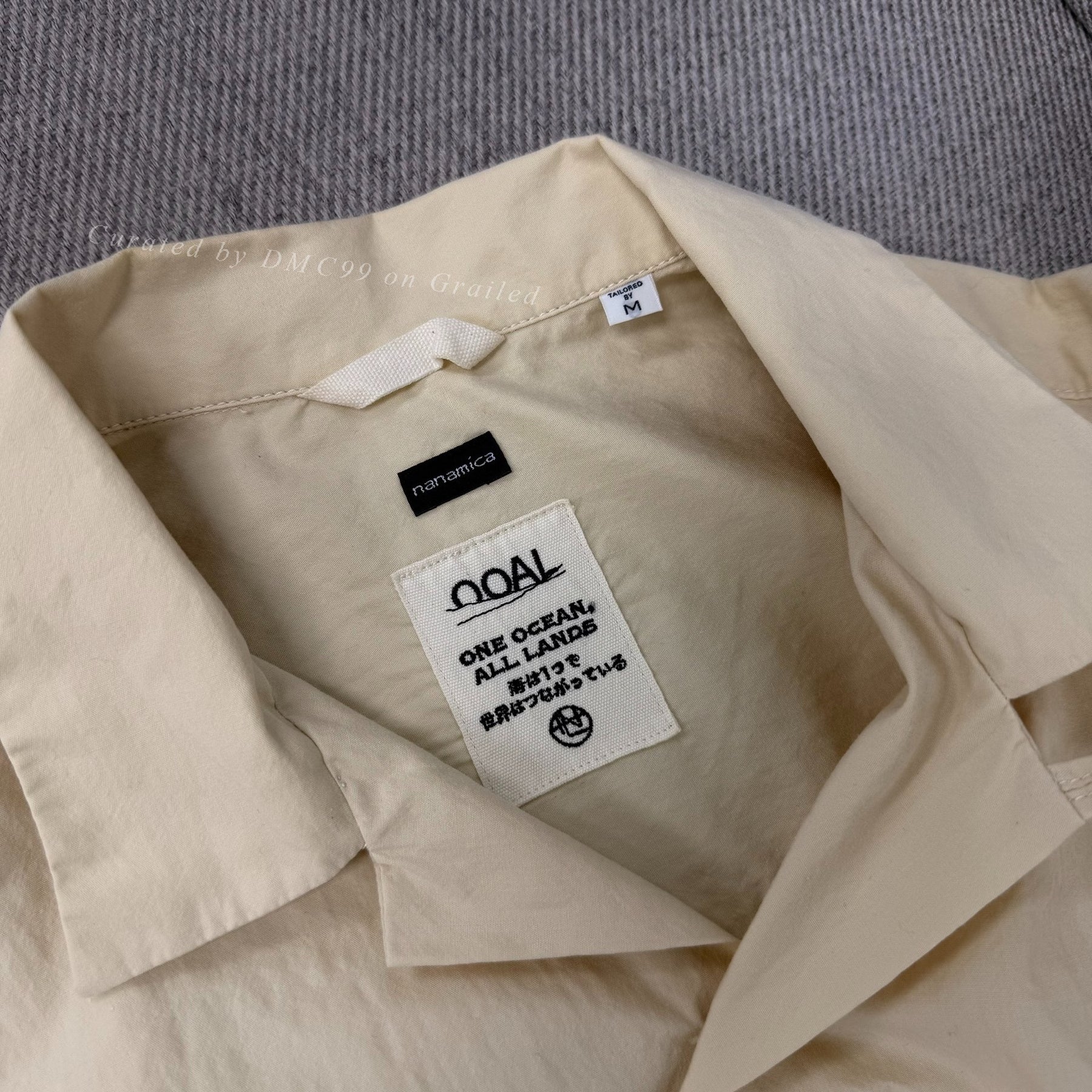 nanamica 22SS Open Collar Wind Shirt