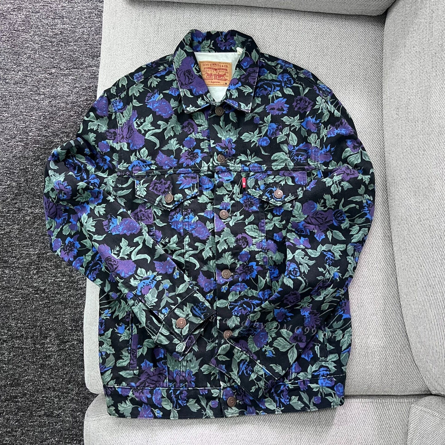 Supreme x Levis Roses Trucker Jacket SS16