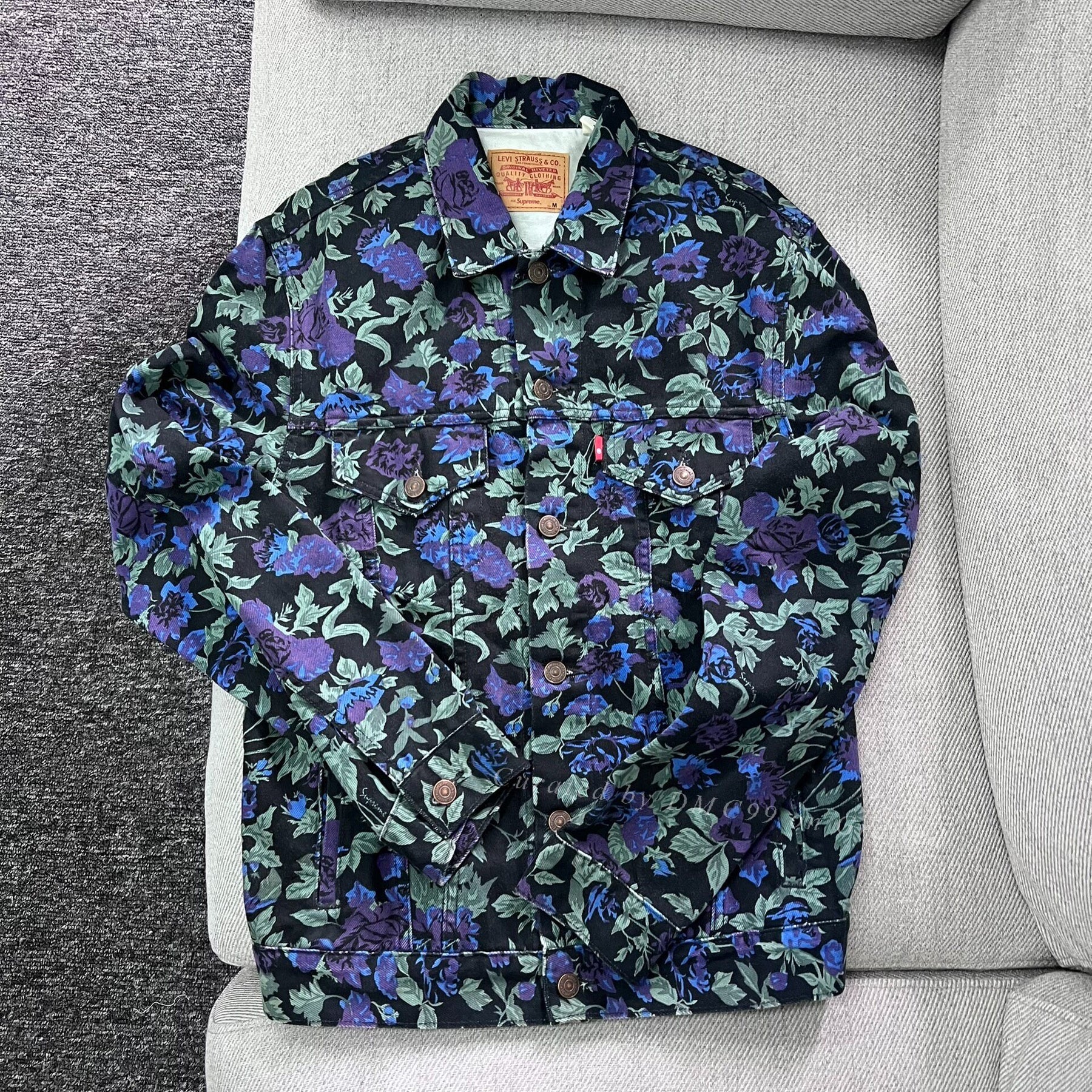 Supreme x Levis Roses Trucker Jacket SS16