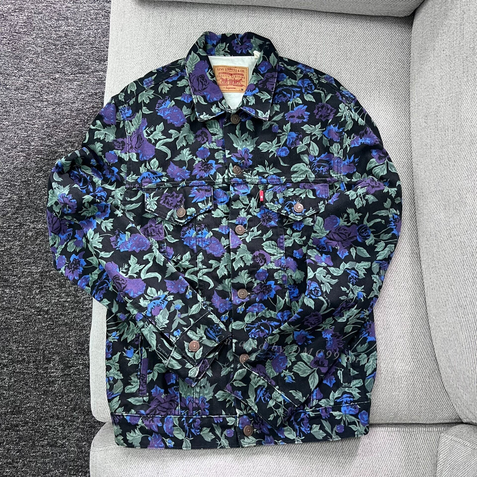 Supreme x Levis Roses Trucker Jacket SS16