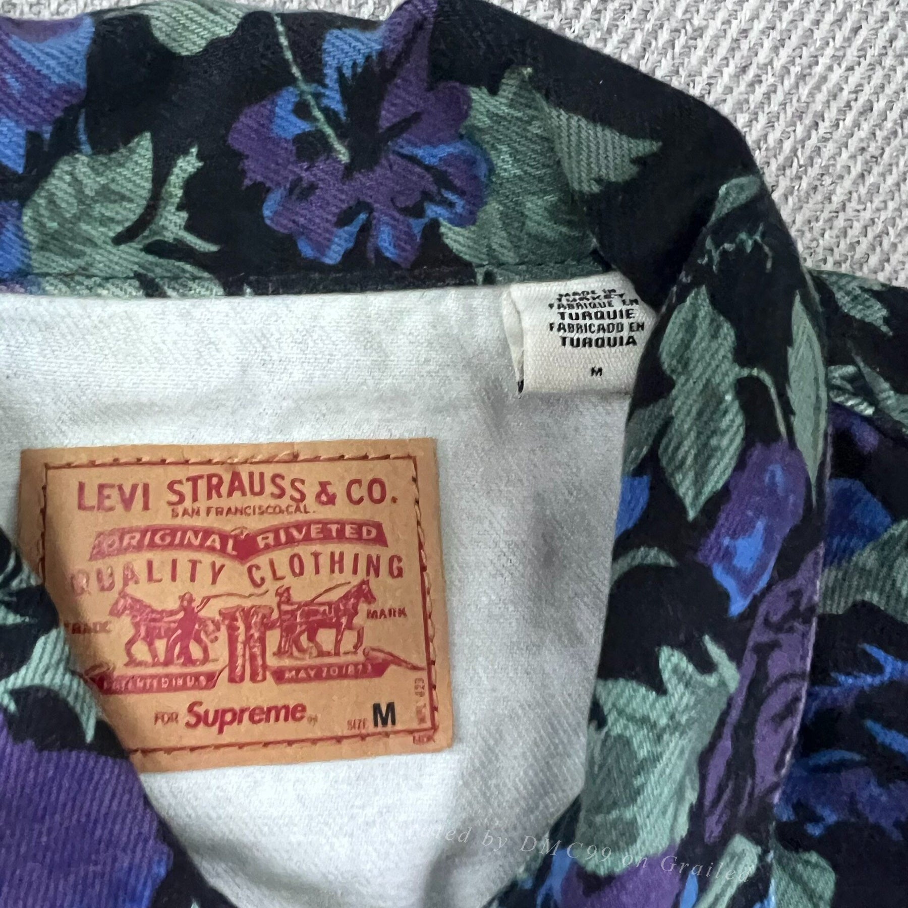 Supreme x Levis Roses Trucker Jacket SS16