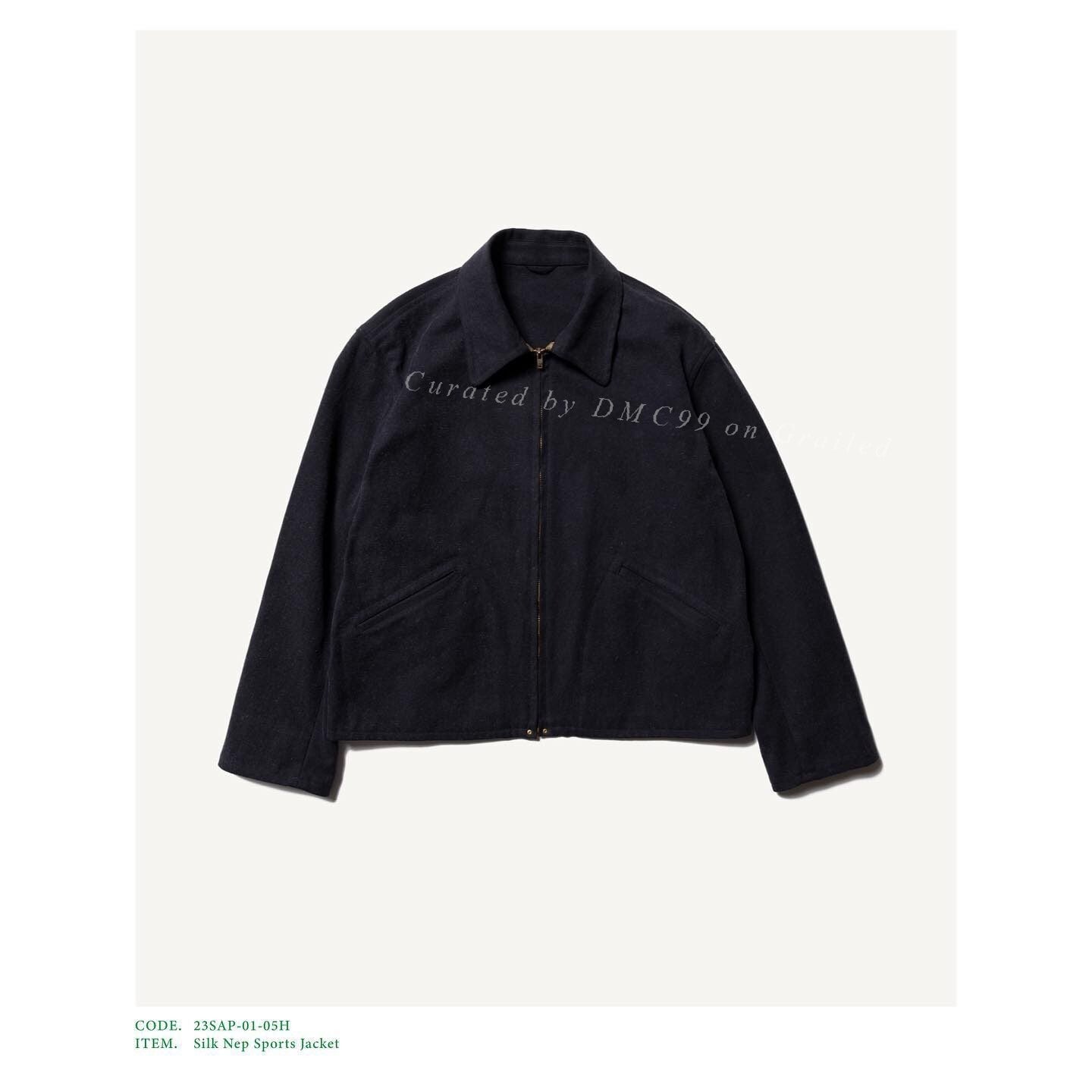 a.presse 23SS Silk Nep Sports Jacket