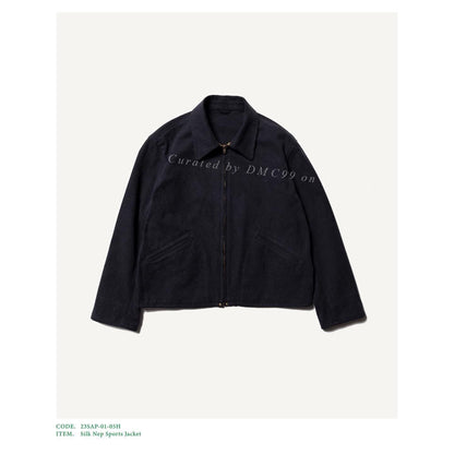 a.presse 23SS Silk Nep Sports Jacket