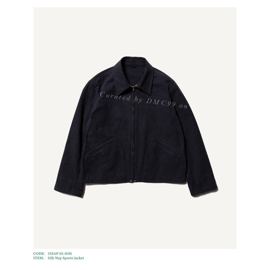 a.presse 23SS Silk Nep Sports Jacket