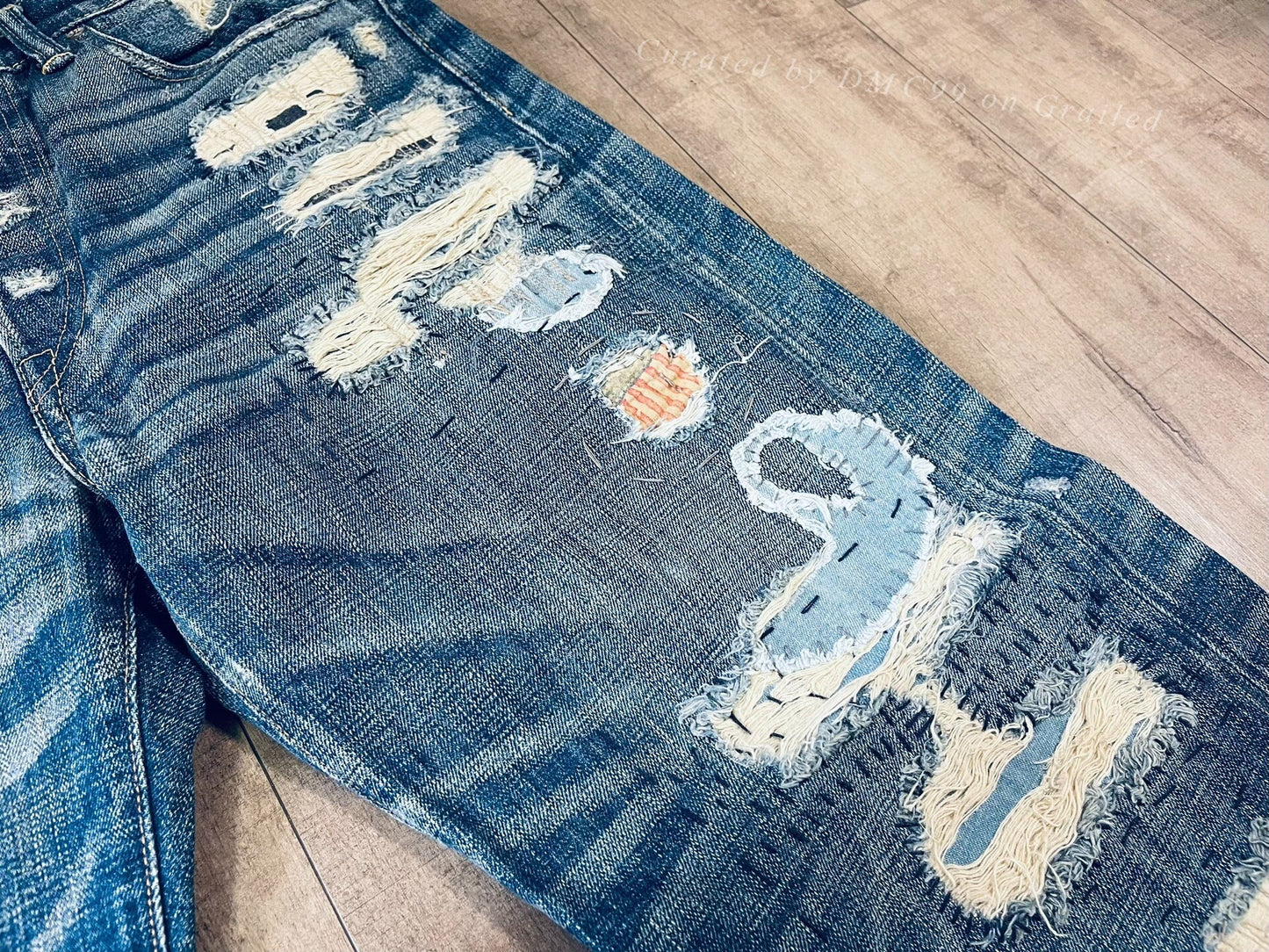 RRL Ralph Lauren Distressed Jeans