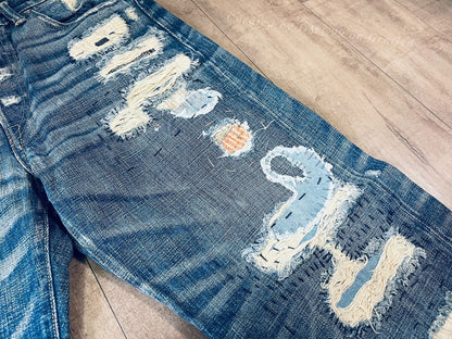RRL Ralph Lauren Distressed Jeans