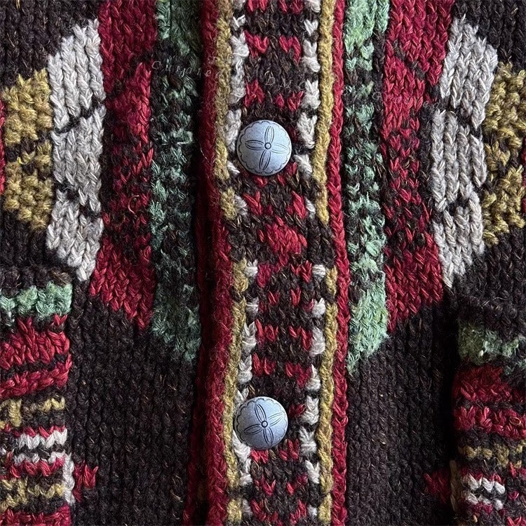 RRL 2022 Shawl Collar Indian Sweater Cardigan