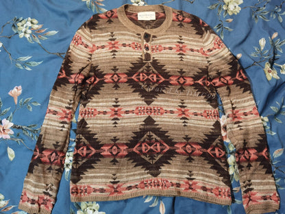 RRL Navajo Southwest Knit Sweater