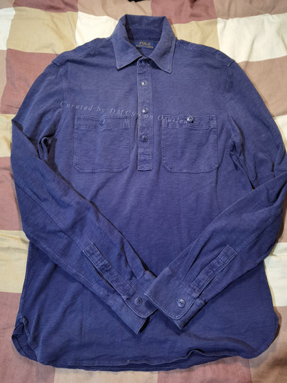 RRL Ralph Lauren Vintage Indigo Washed Long Sleeve Shirt