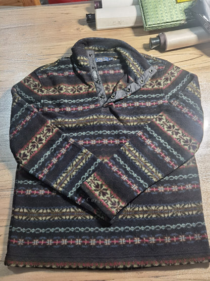 RRL Navajo Fleece Pullover Coat