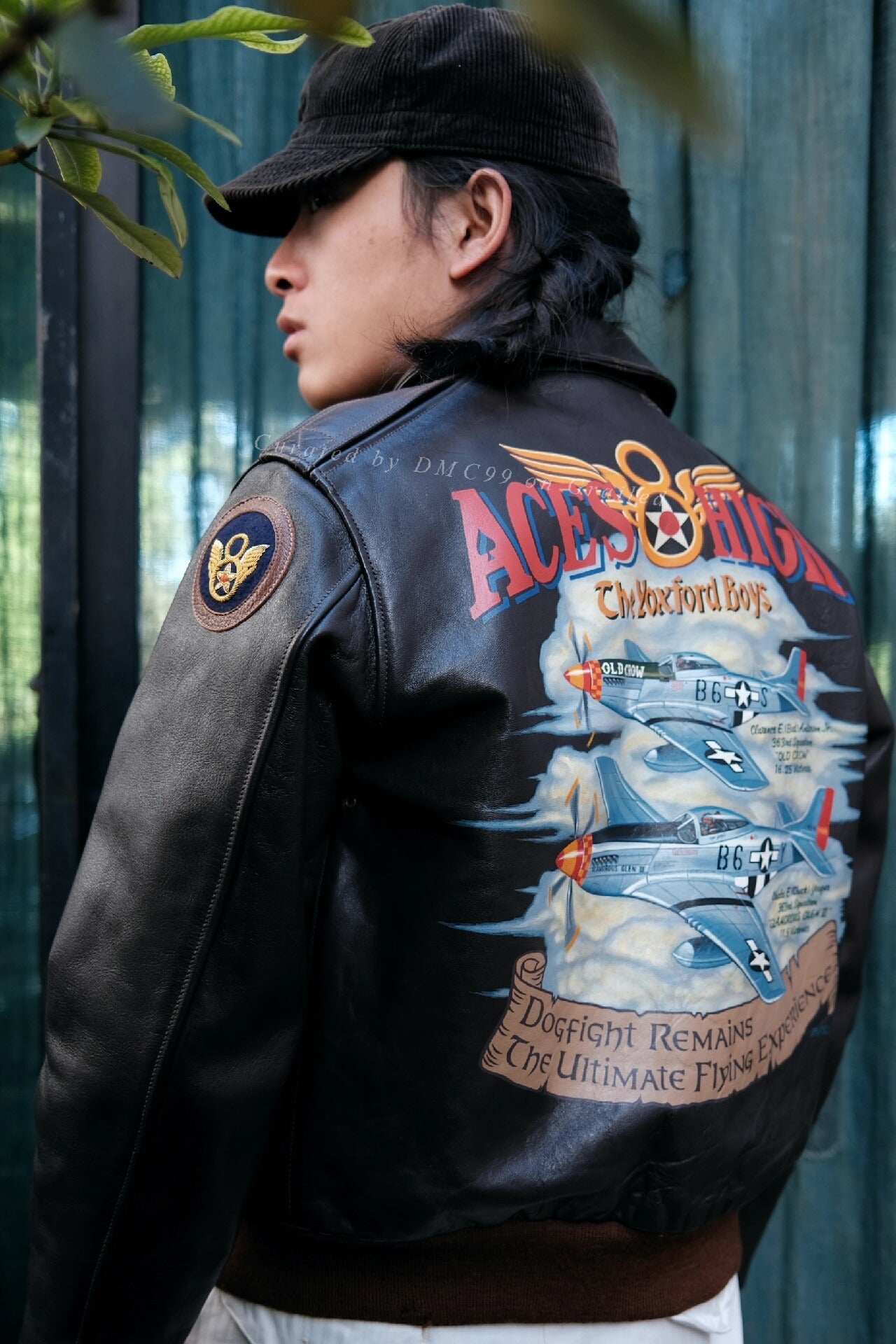Real McCoy Vintage Painted A2 Flight Jacket
