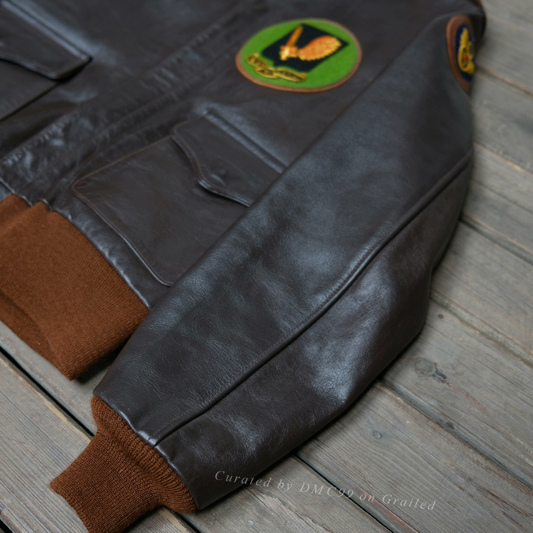 Real McCoy Vintage Painted A2 Flight Jacket