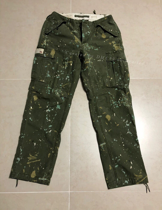 Ralph Lauren Distressed Paint Work Pants