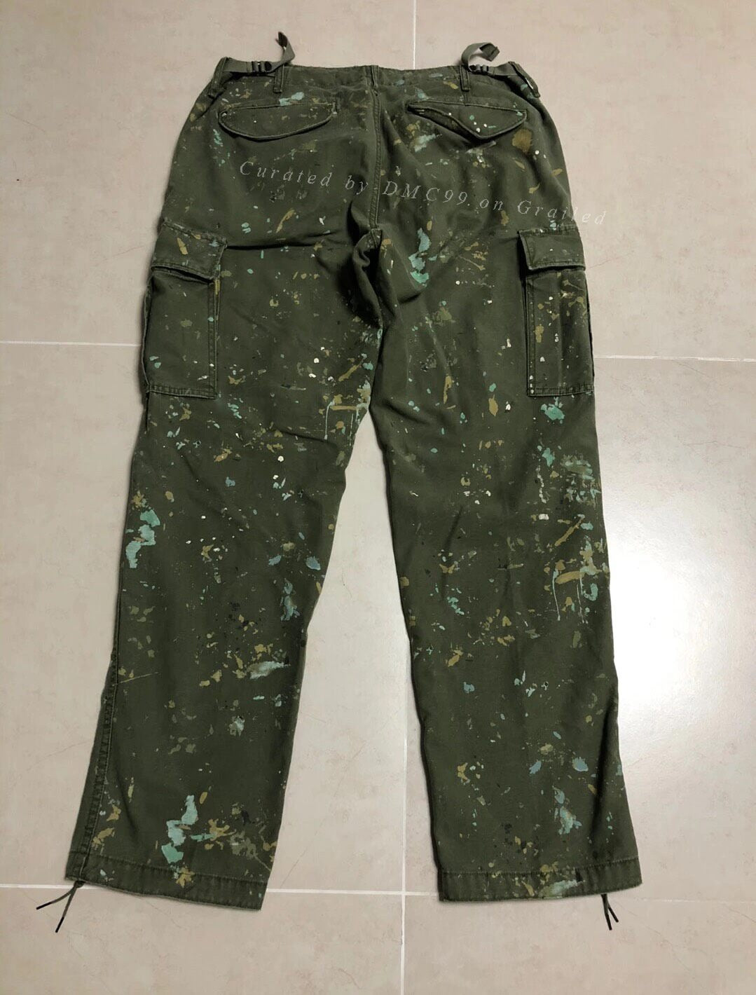 Ralph Lauren Distressed Paint Work Pants