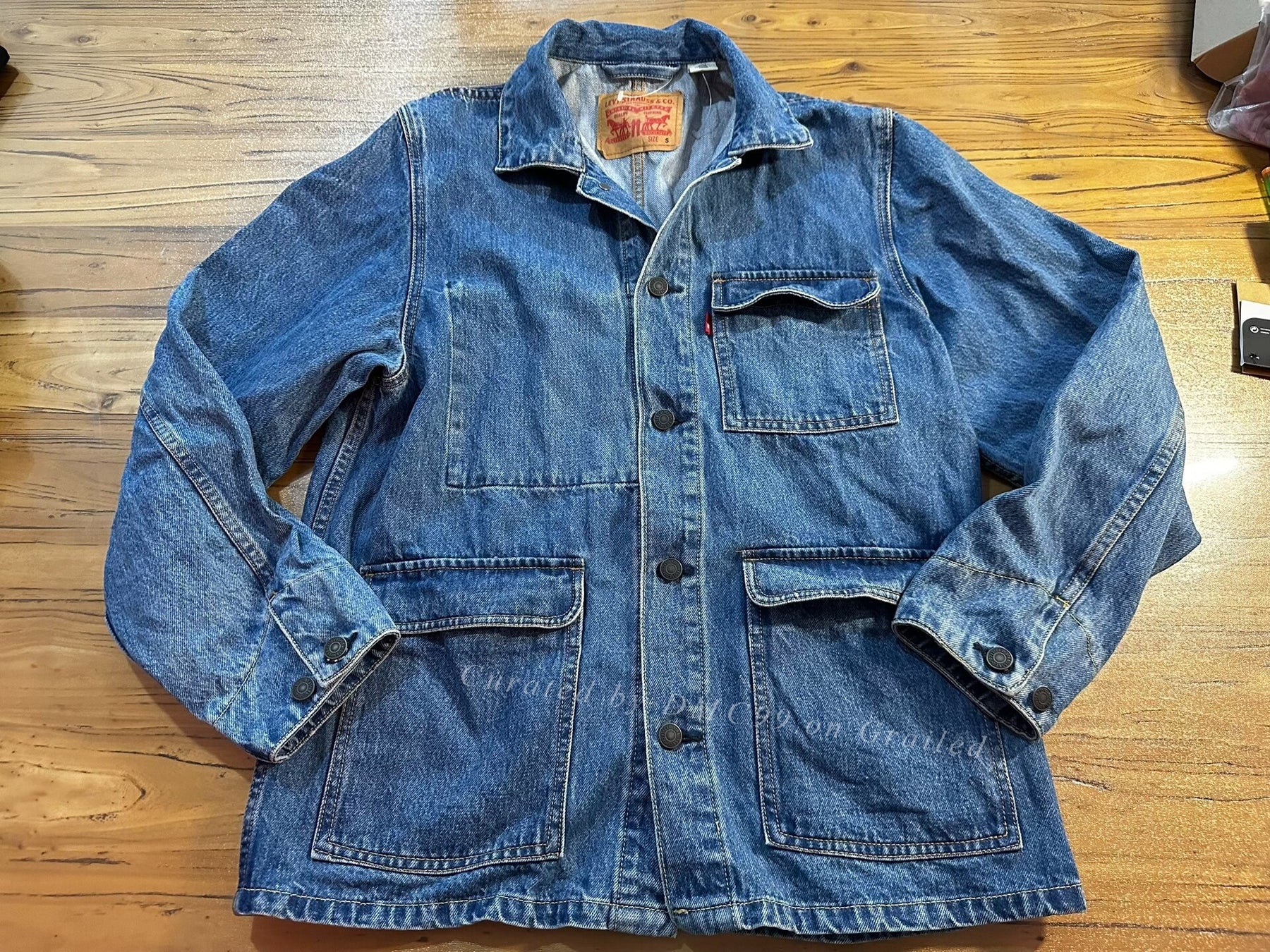 Vintage Levi's R Logo Denim Jacket