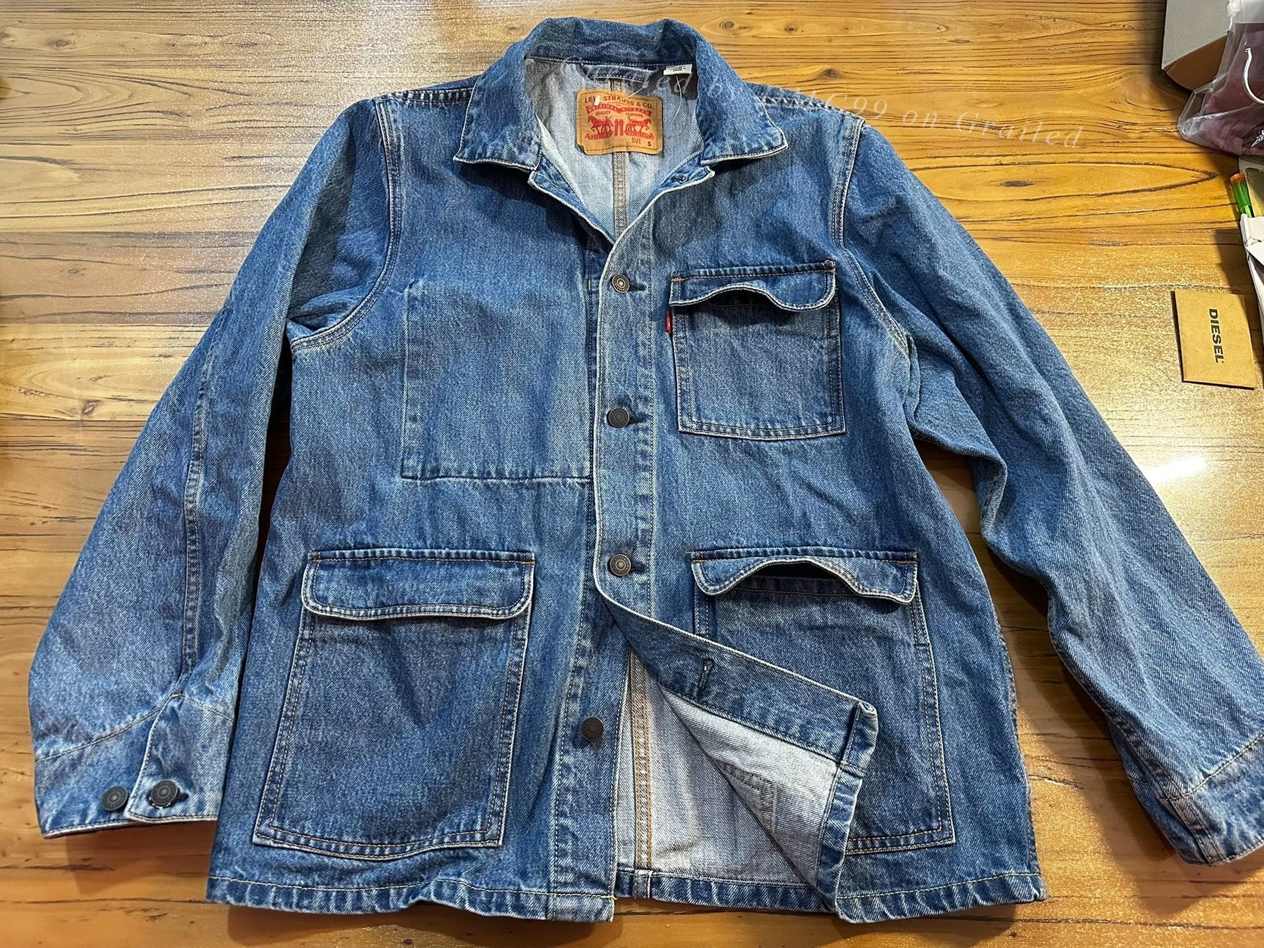 Vintage Levi's R Logo Denim Jacket