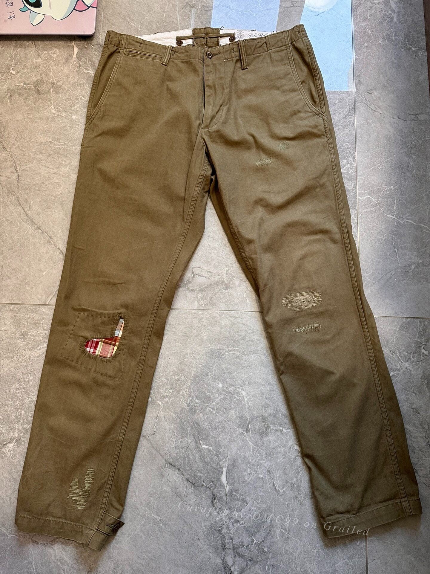 Ralph Lauren Military Distressed Work Pants