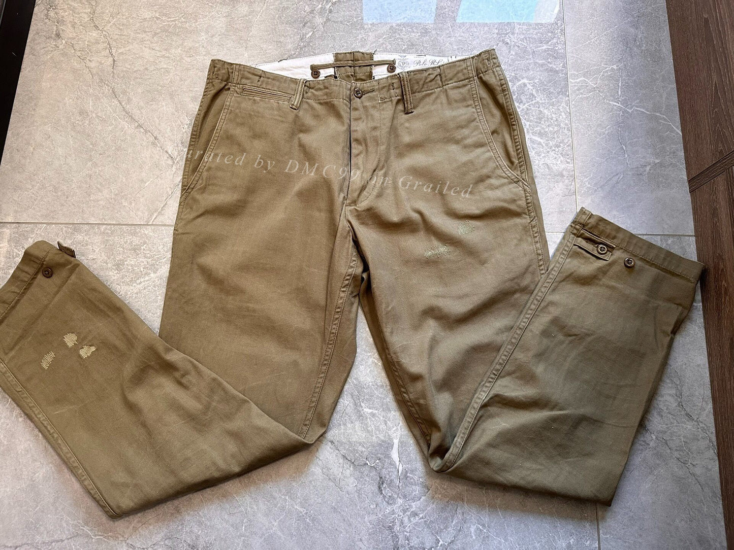 Ralph Lauren Military Distressed Work Pants