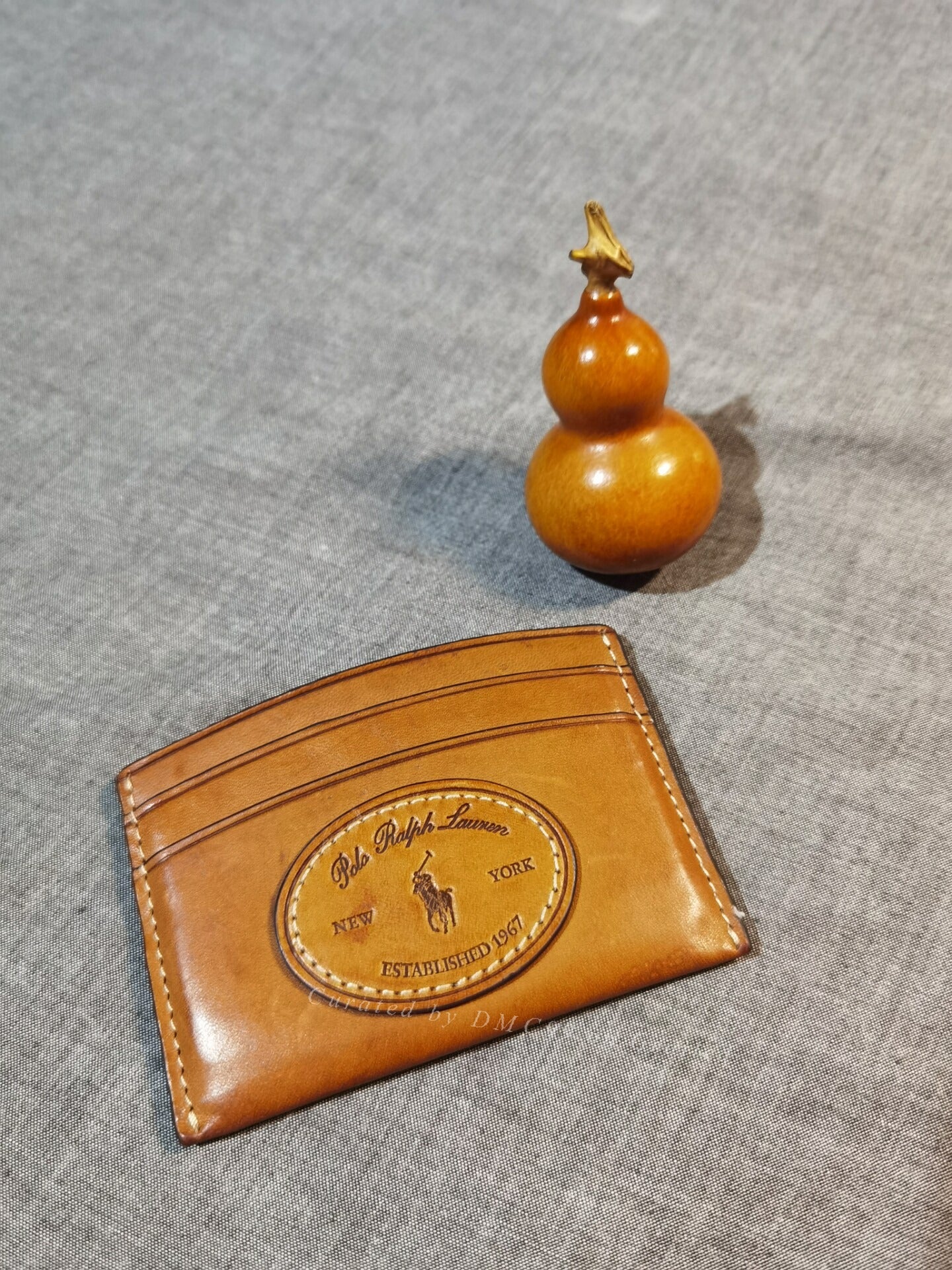 Ralph Lauren Waxed Leather Card Wallet