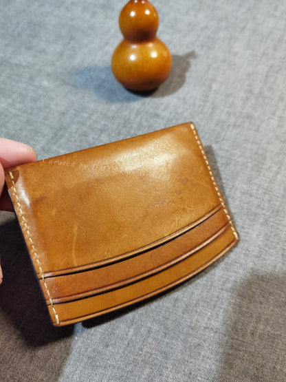 Ralph Lauren Waxed Leather Card Wallet